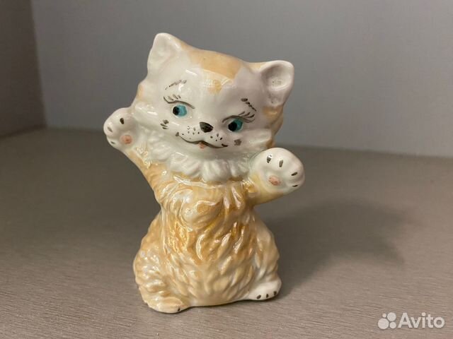 Котенок фигурка фарфор полонное купить в Москве | Хобби и отдых | Авито