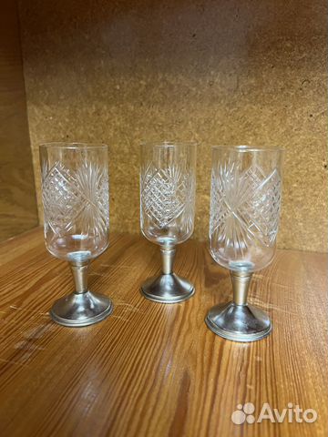 Рюмки хрустальные на ножке СССР