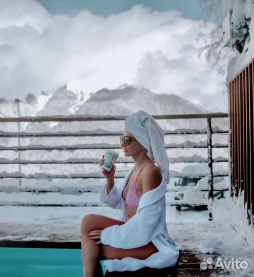 Термальный комплекс в горах Розы Хутор ежедневно