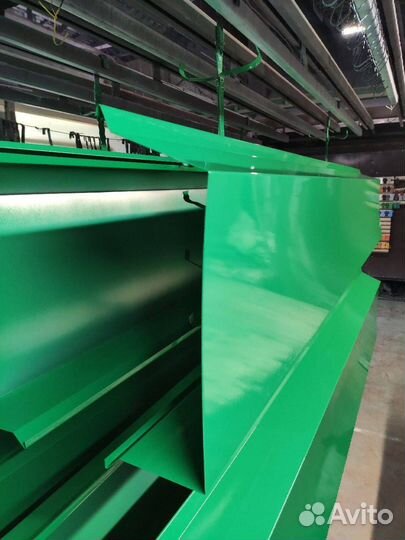 Парапеты оцинкованные и с цветным покрытием