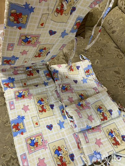 Балдахин и бортики для детской кровати