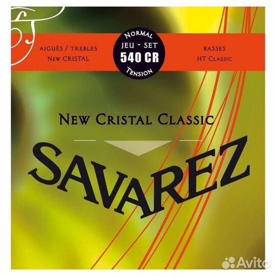 Струны для гитары Savarez 540CR New Cristal Classi