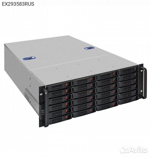 Корпус Exegate Pro 4U660-HS24 Rack 1200Вт чёрный 4