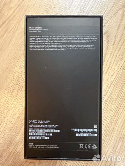 iPhone 13 Pro Max, 128 ГБ