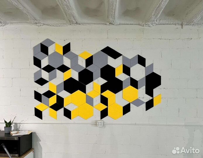 Акустические панели тип ромб