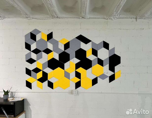 Акустические панели тип ромб