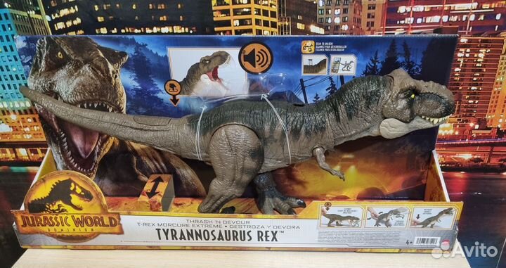 Jurassic World динозавр Ти-Рекс большой HDY55