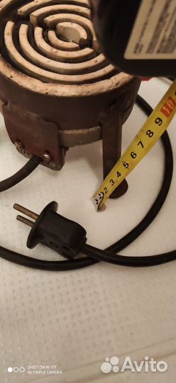 Плитка электро на спирали