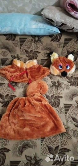 Костюм белочка.лисичка возраст.2-5года бу 1 раз
