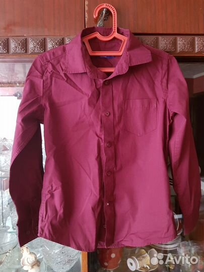 Рубашки для мальчика 124-130см на 8-9 лет