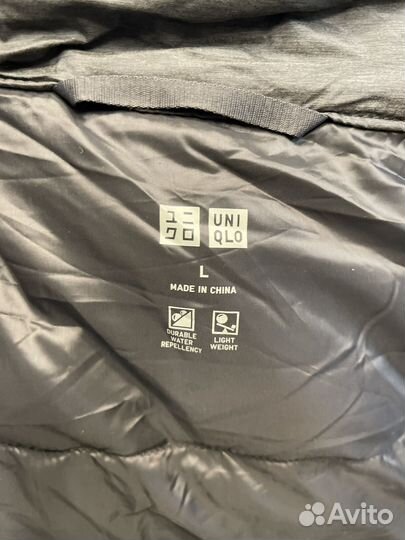 Ультратонкий пуховик uniqlo длинный
