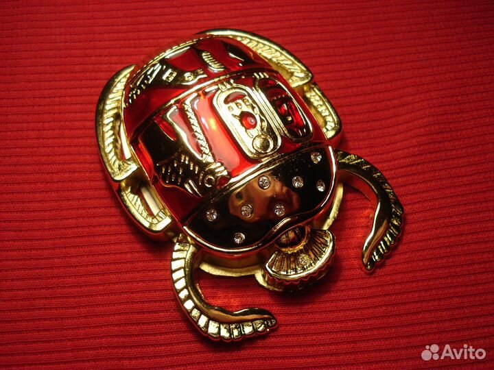 Жук Талисман Скарабей Солнце Свет Для Денег Латунь