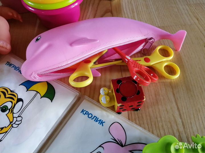 Деревянные доска, паззл, сортер