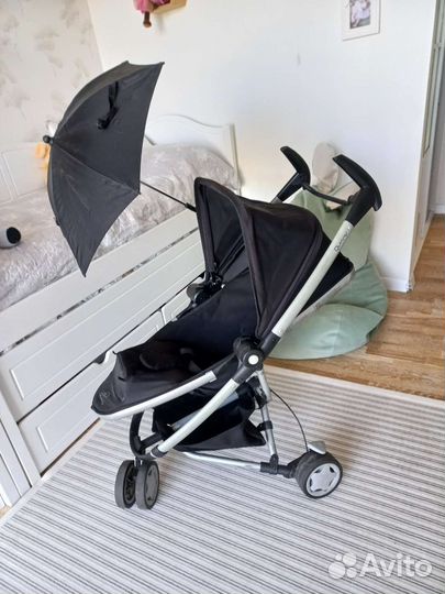 Прогулочная коляска quinny zip Xtra 2 чёрная