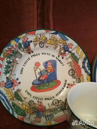 Сервиз детский Tiffany Тиффани поросята 1992 г