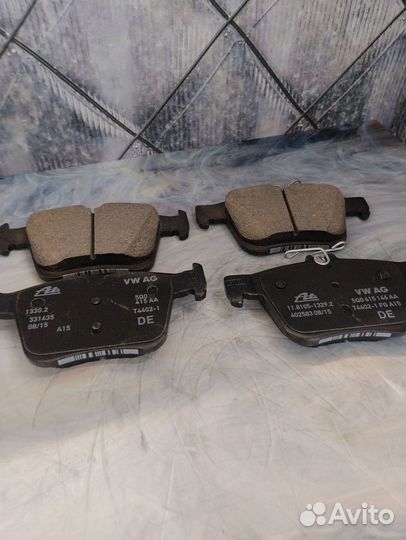 Колодка тормозная дисковая для л/а, 1ком зад