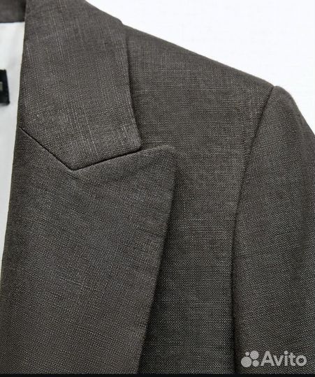 Пиджак zara льняной