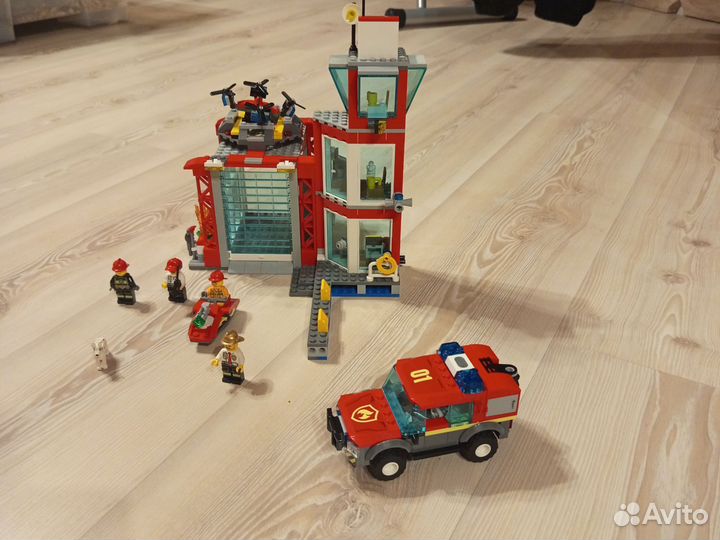 Lego city пожарная станция