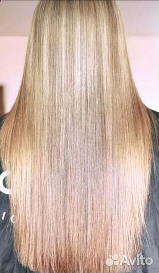 Кератиновое выпрямление волос