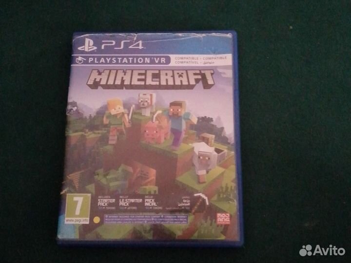 Minecraft ps4 диск