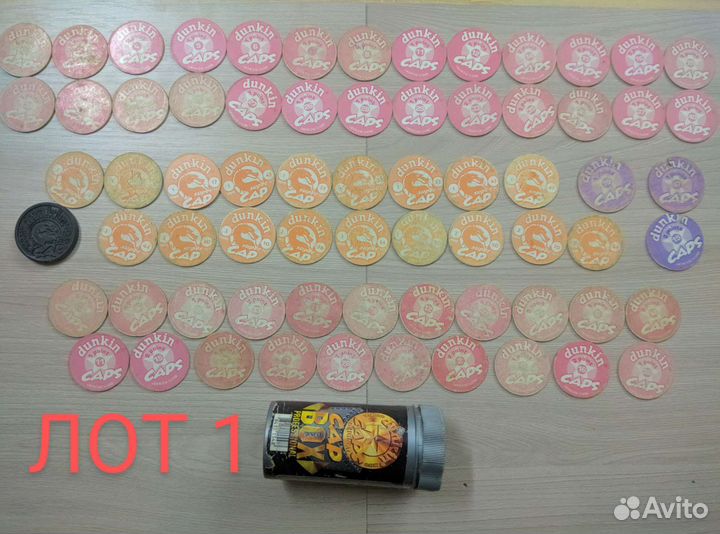 Фишки поштучно из 90-х Caps, Аладдин, переливашки