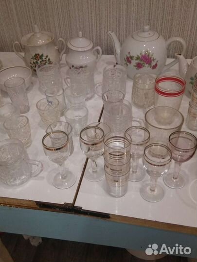 Сервиз,хрусталь
