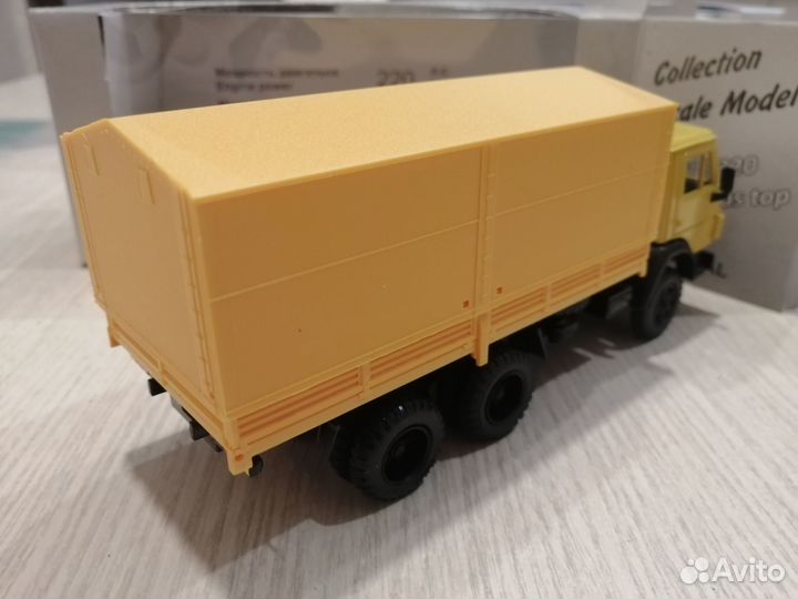 Камаз-5320 тент жёлтый