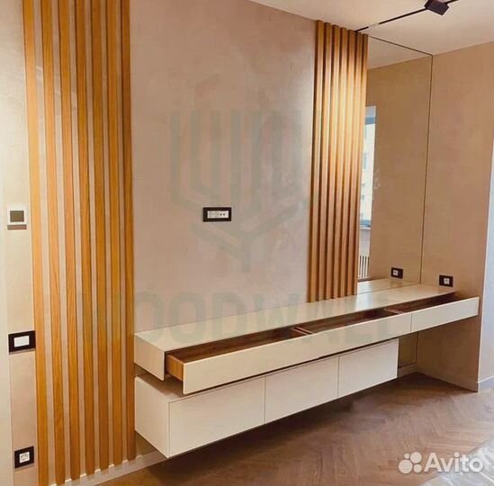 Декоративные рейки из мдф 56 шт