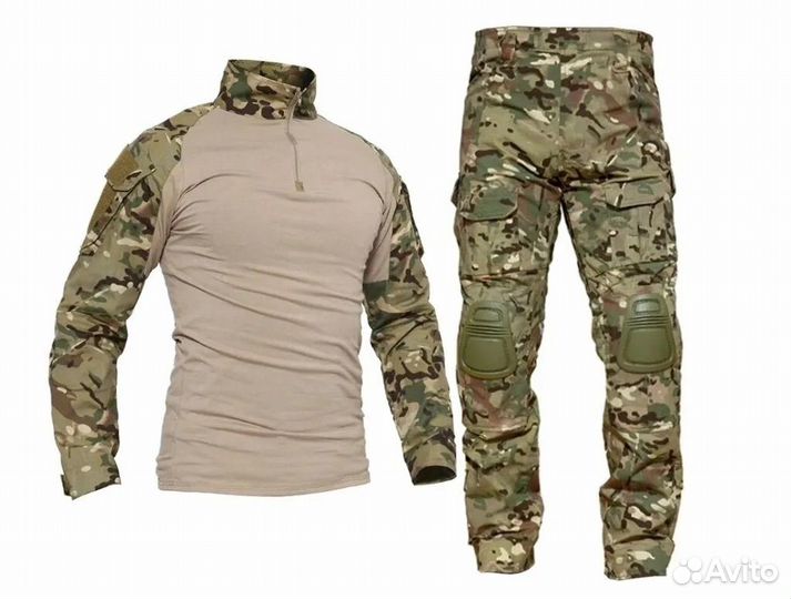 Боевой тактический костюм с защитой