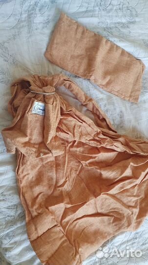 Слинг из льна на кольцах