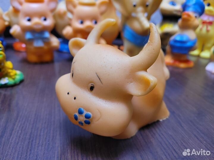 Резиновые и пластмассовые игрушки СССР