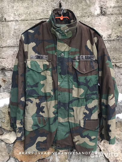 Куртка M65 ранний woodland с подстежкой, XS/R