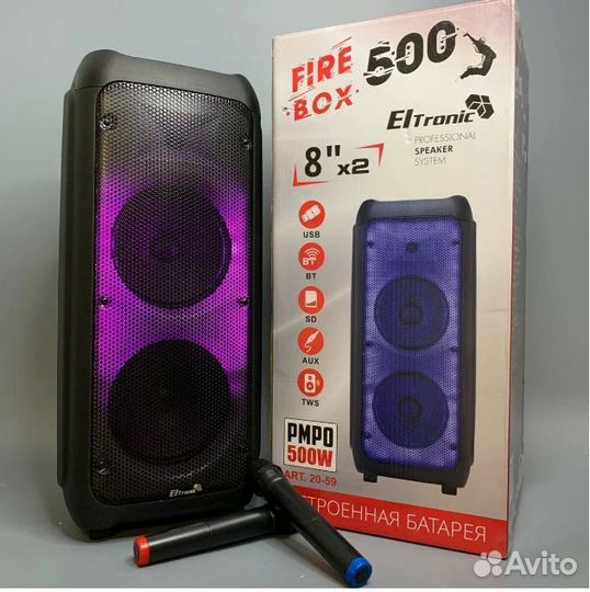 Блютуз колонка с караоке