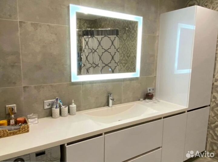 Столешница из искусственного камня в ванную