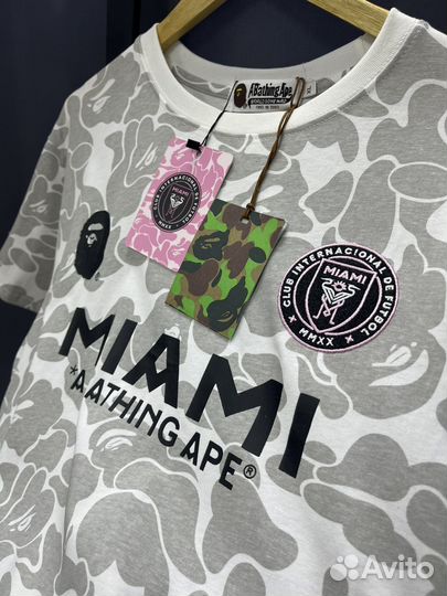 Футболка bape x inter miami (коллаба 2024)