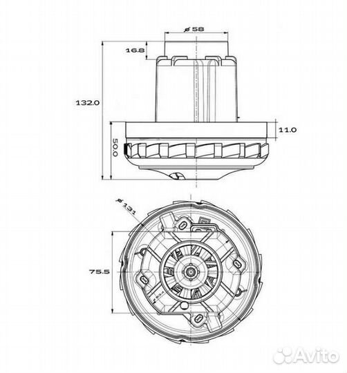 Вакуум-моторы Керхер 6.490-245.0
