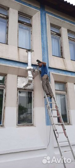 Канальный вентилятор vkk m в металлическом корпусе