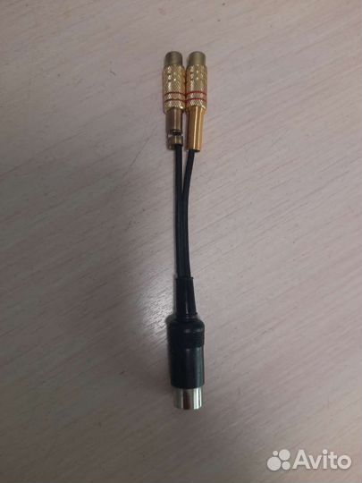 Переходник 2 rca на 5 din