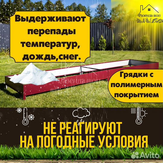 Грядки полимерные