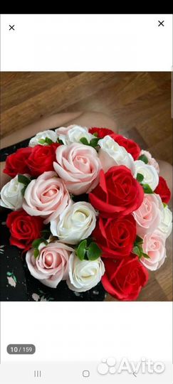 Букет цветов из мыла