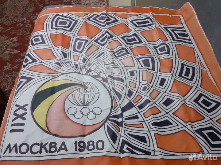 Платок олимпиада 1980г б/у