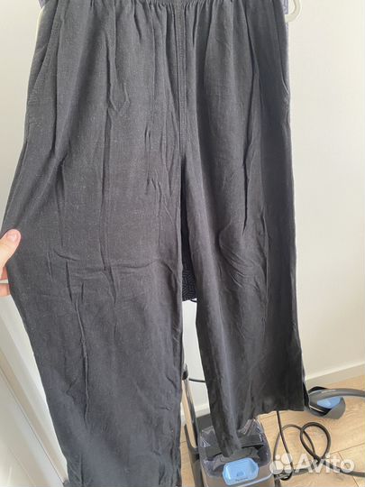 Брюки h&m лён вискоза