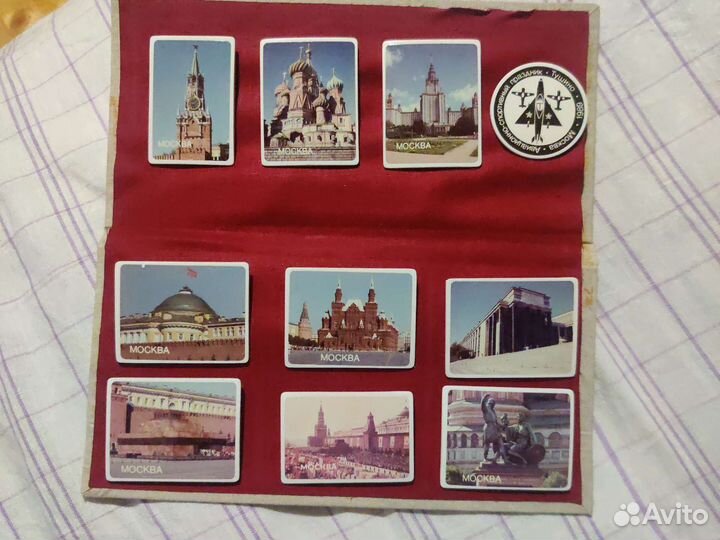 Набор значков Москва