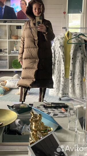 Пуховое пальто Max Mara текущая коллекция