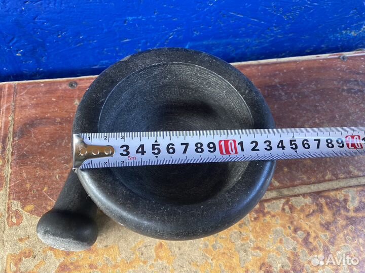 Ступка с пестиком каменная