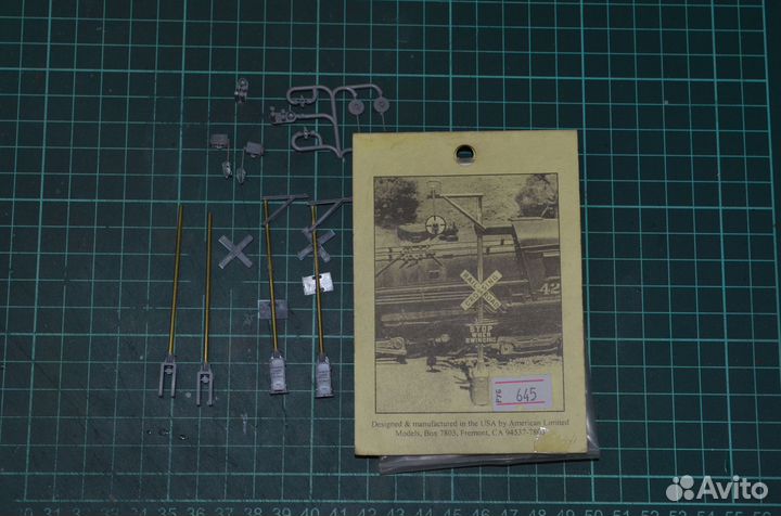 American Limited жд переезд (светофоры), кит, 1:87
