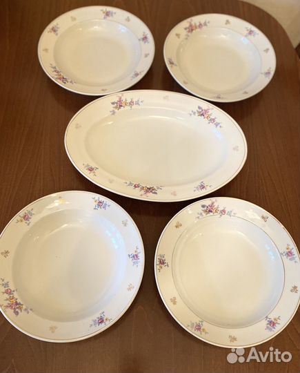 Тарелки, сервиз Барановка, Городницкий фарфор