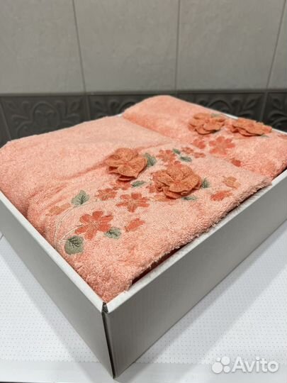 Подарочный набор полотенец турция