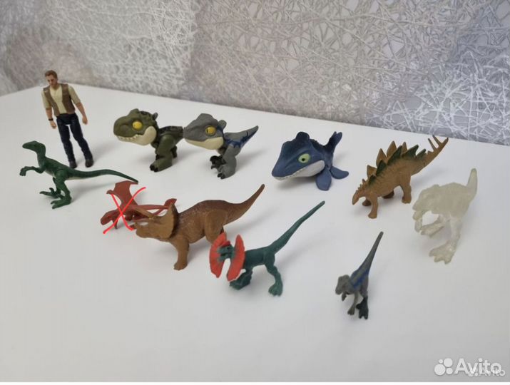 Динозавры jurassic world mattel