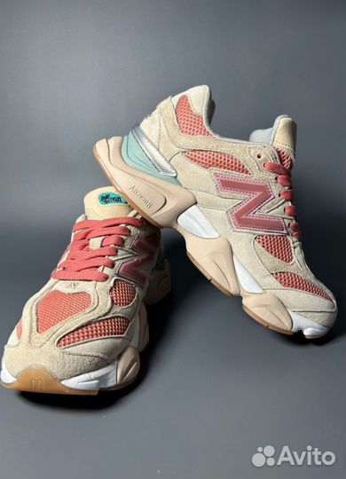 Кроссовки New Balance 9060 Cookie Pink Люкс